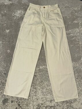 Universal Thread Women’s  Wide-Leg Cream  Pants Size 0R New